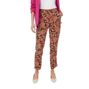 J. Crew Floral Jaimé Women's Pants size 4